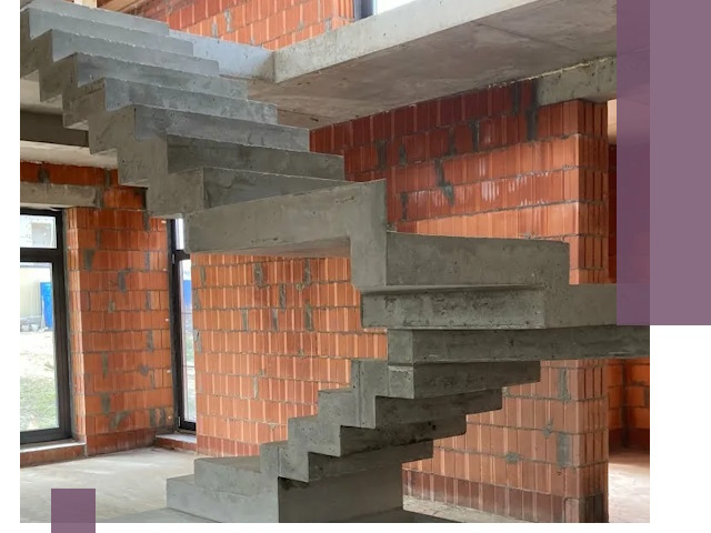 Изготовление бетонных лестниц под ключ в Пятигорске