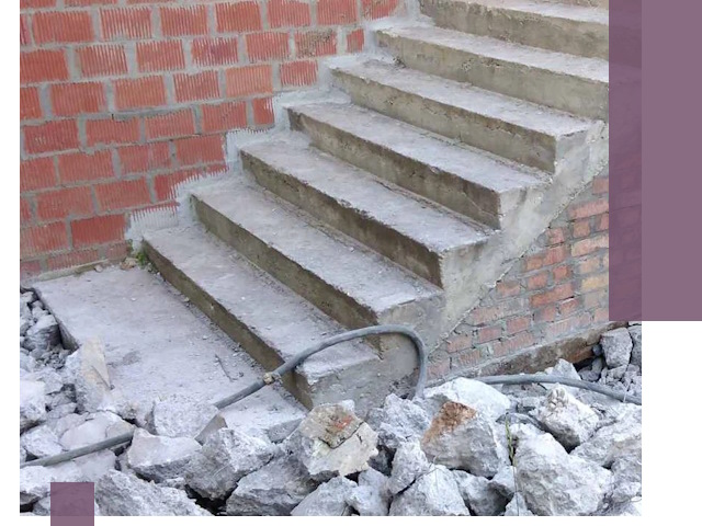 Демонтаж бетонных лестниц в Пятигорске: быстро и безопасно