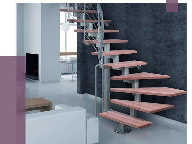 Модульные лестницы в Пятигорске от 16950 руб. — купить в ПРОЛЁТ-Птг