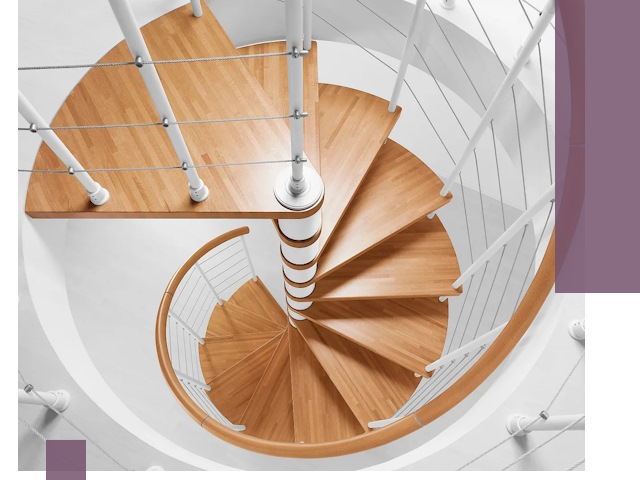 Изготовление винтовых лестниц под ключ в Пятигорске