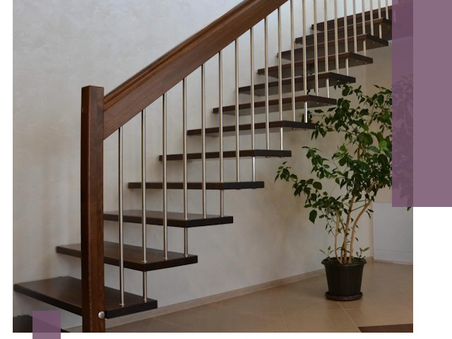 Лестницы на больцах под ключ в Пятигорске – изготовление и монтаж