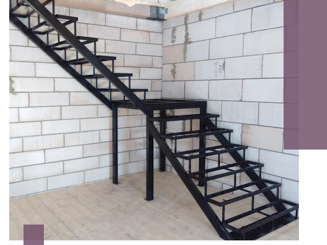 Лестницы на металлокаркасе под ключ в Пятигорске — изготовление и монтаж