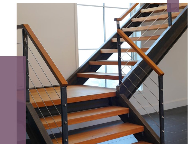 Изготовление лестниц на металлокаркасе в Пятигорске от 19005 руб. | ПРОЛЁТ-Птг