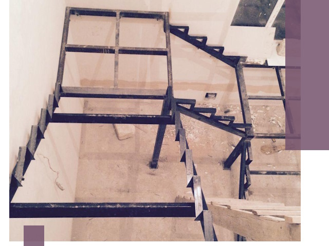 Монтаж лестниц на металлокаркасе в Пятигорске быстро и качественно