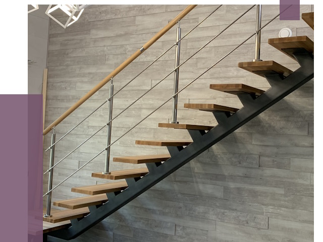 Изготовление лестниц на монокосоуре в Пятигорске от 76534 руб. 