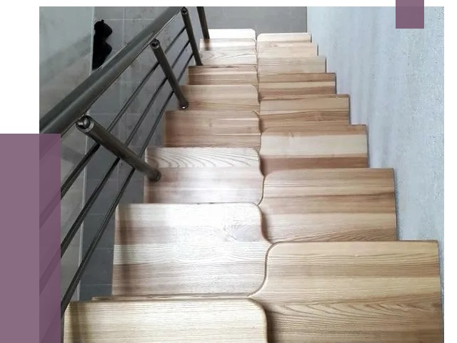 Лестницы гусиный шаг в Пятигорске от 13098 руб. под ключ | ПРОЛЁТ-Птг