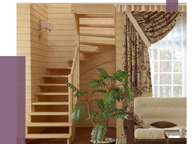 Лестницы для дачи в Пятигорске от 76277 руб.  | ПРОЛЁТ-Птг