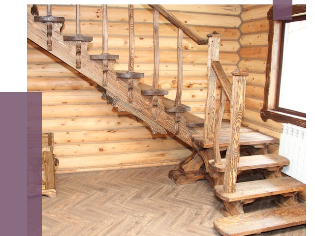 Лестницы в баню в Пятигорске от 19211 руб. — изготовление | ПРОЛЁТ-Птг