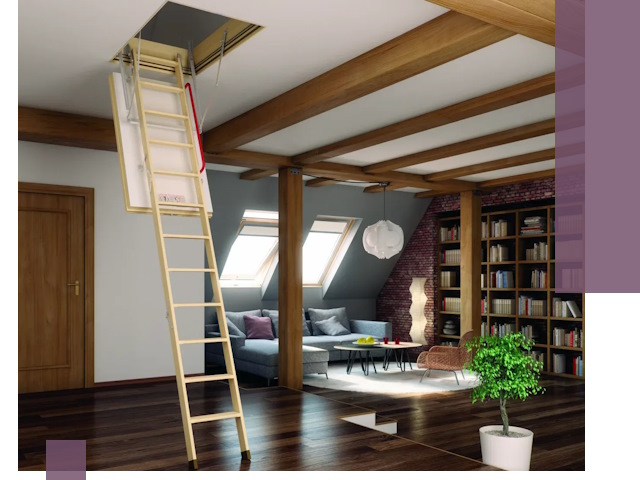 Чердачные лестницы под ключ в Пятигорске: изготовление и монтаж