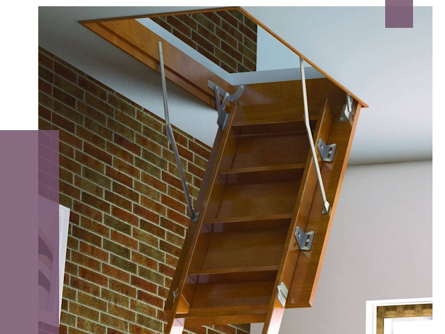 Установка чердачной лестницы в Пятигорске от 7859 руб. | ПРОЛЁТ-Птг