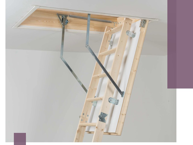 Установка чердачной лестницы под ключ в Пятигорске