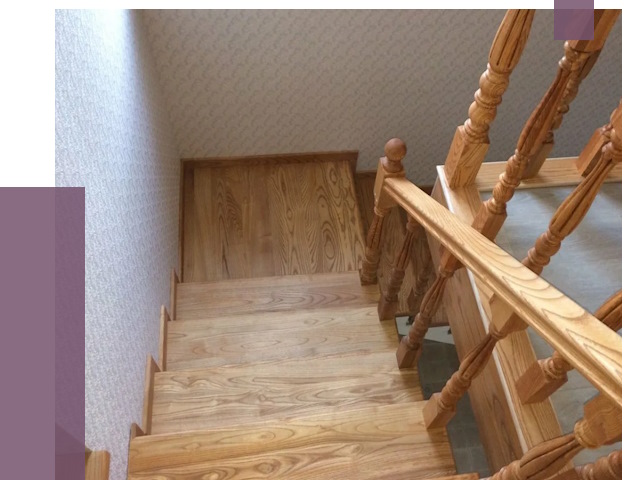 Сосновые лестницы в Пятигорске под ключ от 8116 руб.  | ПРОЛЁТ-Птг