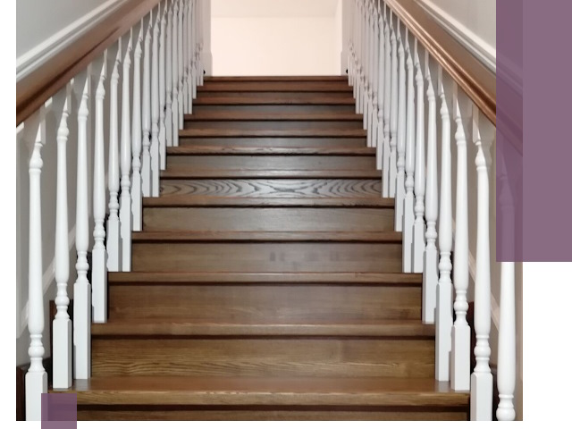 Лестницы из ясеня на заказ в Пятигорске — изготовление и монтаж