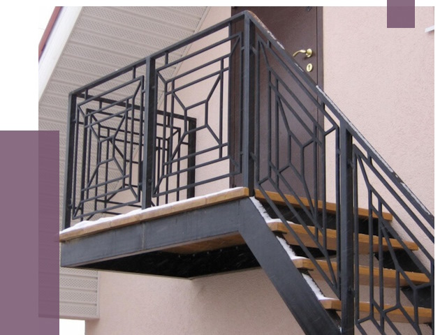 Металлические перила в Пятигорске от 4315 руб.  | ПРОЛЁТ-Птг