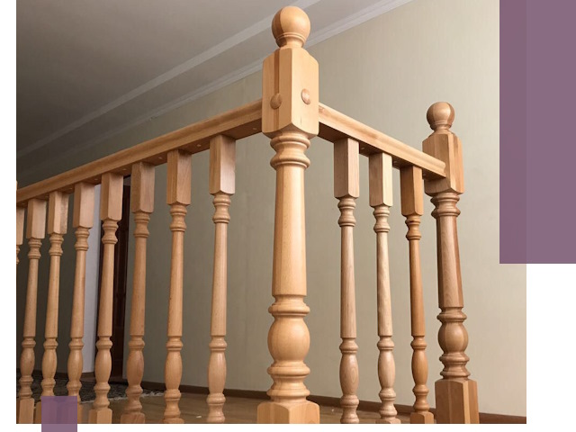 Деревянные перила на заказ в Пятигорске: монтаж и изготовление