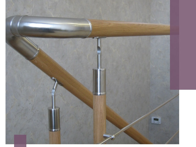 Комбинированные перила на заказ в Пятигорске — монтаж и производство