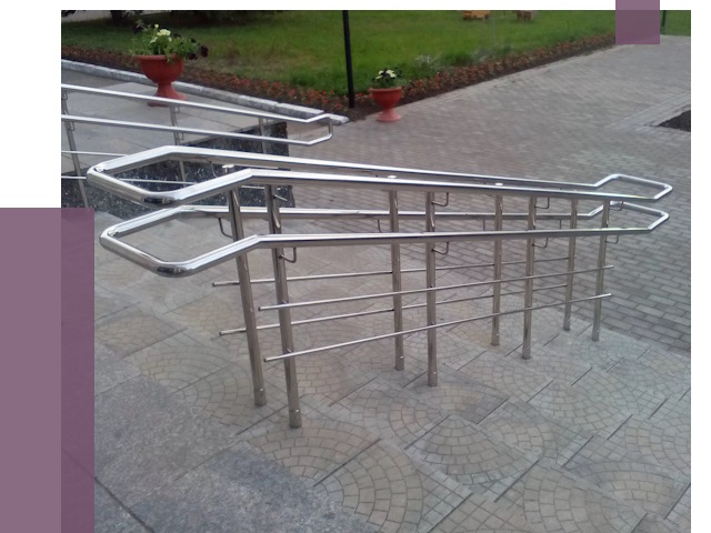 Перила для инвалидов в Пятигорске от 7623 руб. под ключ | ПРОЛЁТ-Птг