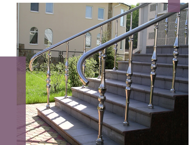 Перила для крыльца в Пятигорске от 10787 руб. — монтаж ПРОЛЁТ-Птг