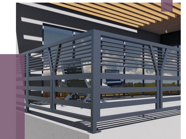 Изготовление балконных ограждений в Пятигорске от 10787 руб. | ПРОЛЁТ-Птг