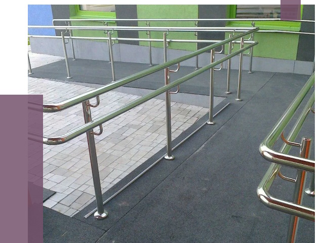 Ограждения пандусов в Пятигорске от 4366 руб. монтаж | ПРОЛЁТ-Птг