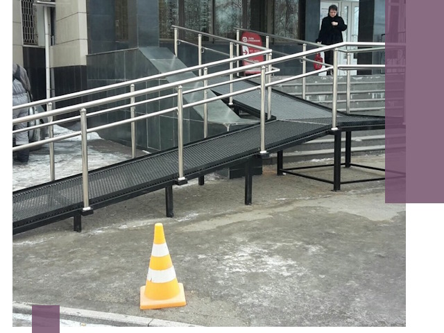 Стационарные пандусы под ключ в Пятигорске — изготовление и монтаж