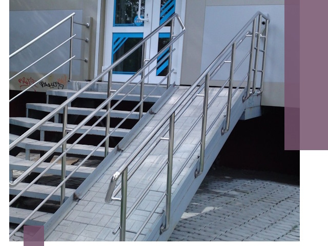 Пандус на крыльцо под ключ в Пятигорске: монтаж и изготовление