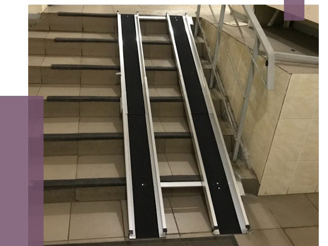 Установка пандуса в подъезд в Пятигорске от 8013 руб. под ключ | ПРОЛЁТ-Птг