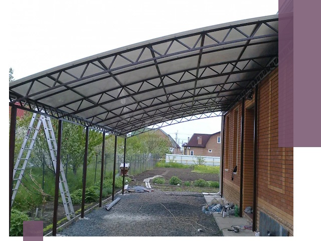 Профессиональный монтаж навесов под ключ в Пятигорске