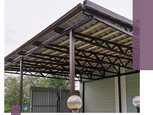 Навесы под ключ в Пятигорске: изготовление, монтаж и гарантия