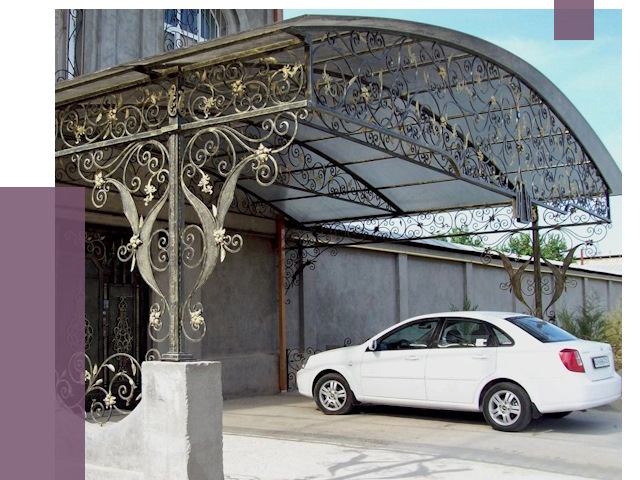Кованые навесы в Пятигорске от 14639 руб. | ПРОЛЁТ-Птг