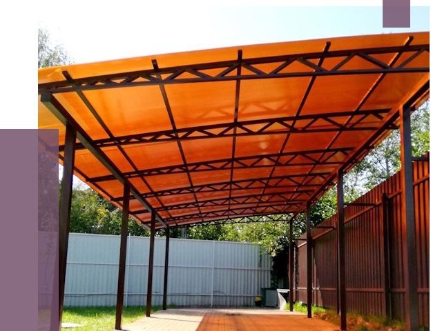 Односкатные навесы под ключ в Пятигорске от 13201 руб. 