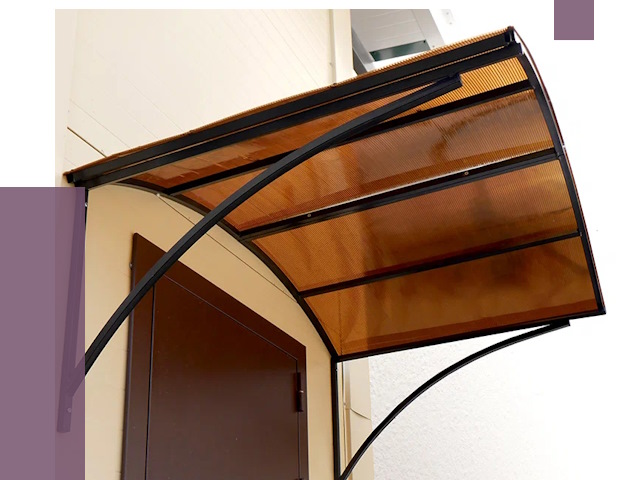 Недорогие козырьки в Пятигорске от 7623 руб.  | ПРОЛЁТ-Птг