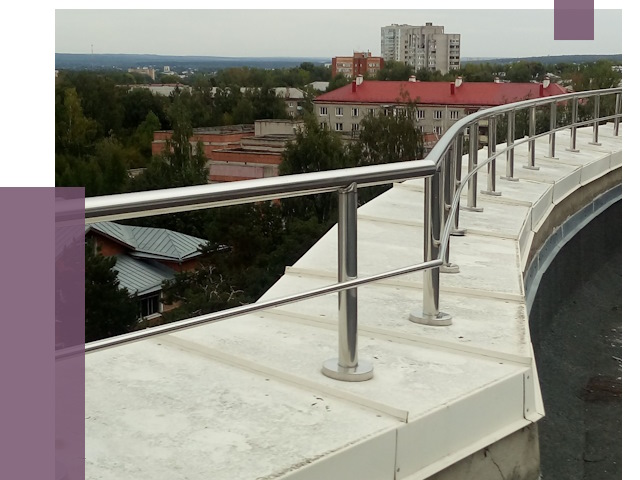 Парапеты и ограждения кровли в Пятигорске от 4982 руб.