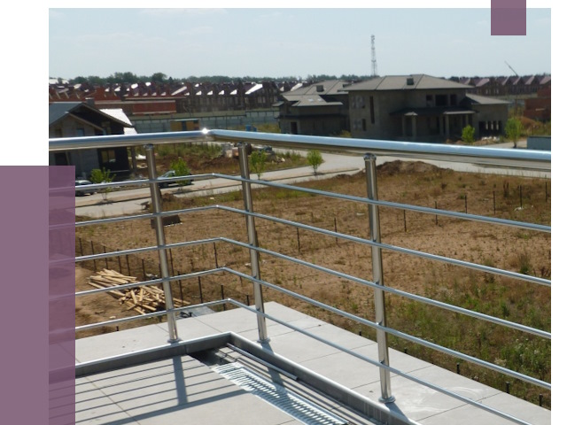 Парапеты из нержавеющей стали в Пятигорске от 8013 руб. за м² | ПРОЛЁТ-Птг