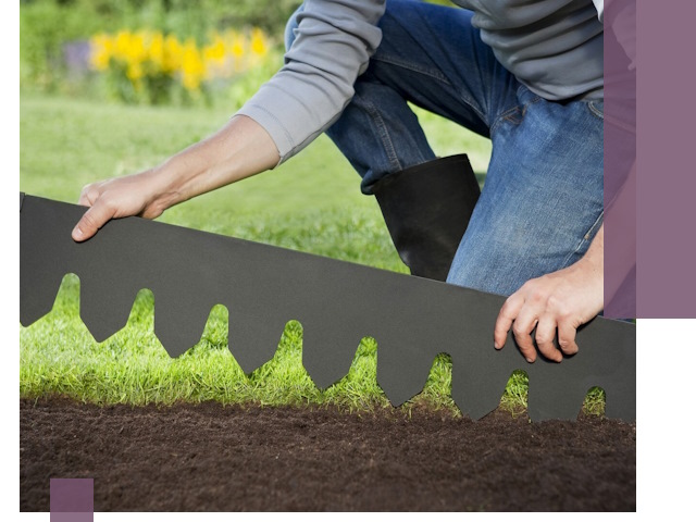 Металлические бордюры для газона в Пятигорске — изготовление и монтаж