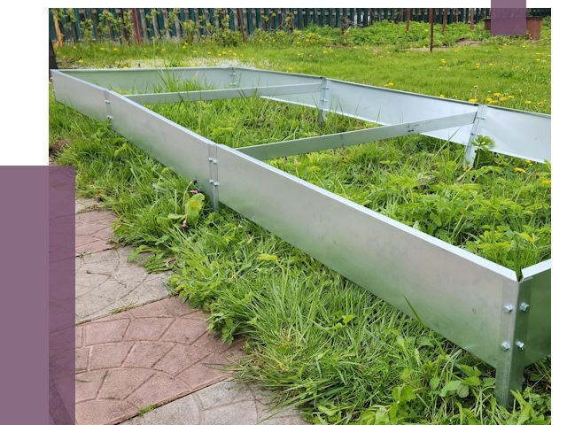 Металлические бордюры для грядок в Пятигорске от 1798 руб. 