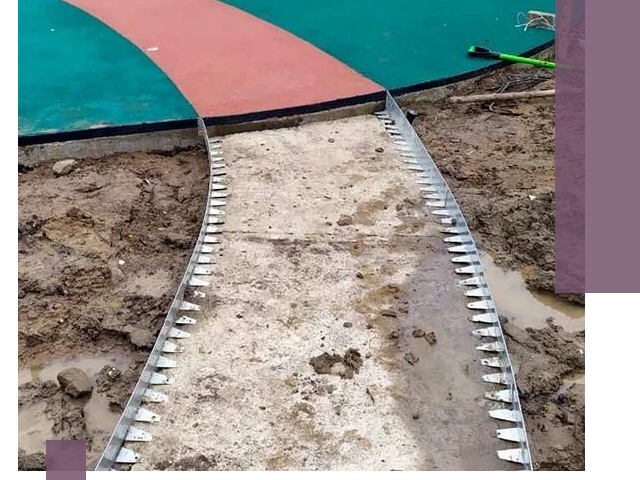 Металлические бордюры для дорожек в Пятигорске — монтаж и изготовление