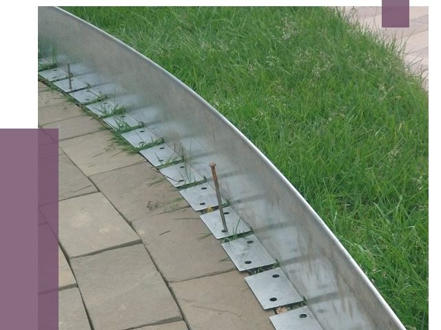 Металлические бордюры для тротуаров в Пятигорске от 8732 руб.