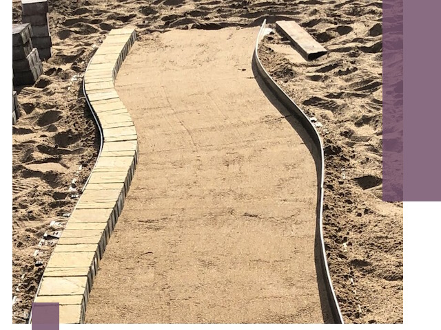 Металлические бордюры для тротуаров в Пятигорске — прочные и долговечные