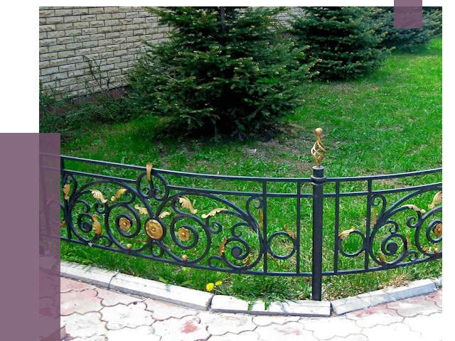Кованые газонные ограждения в Пятигорске от 7653 руб. — ПРОЛЁТ-Птг