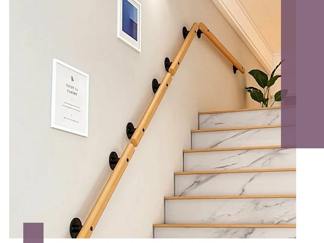 Поручни металлические и деревянные под ключ в Пятигорске