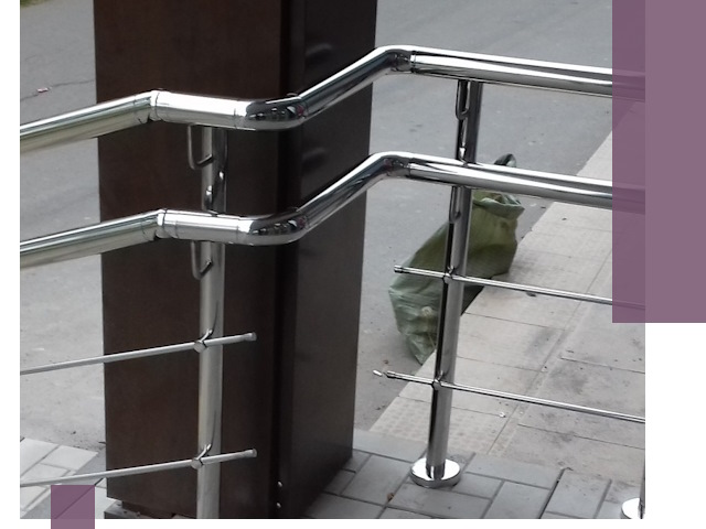 Монтаж поручней из нержавеющей стали в Пятигорске качественно и быстро